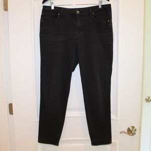 1822 Denim faded black skinny jeans (women’s 14)